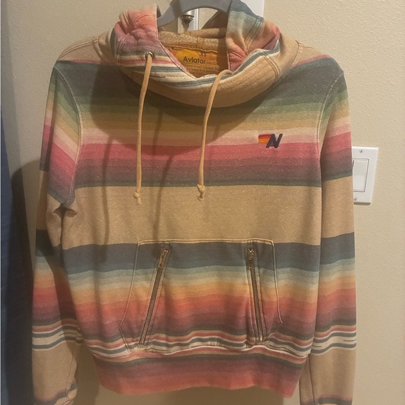 Aviator Nation Tops - Aviator Nation Multicolor Hoodie